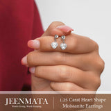 Forever Heart 1.25 Carat Birthstone Earrings
