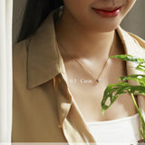 Lab Diamond Round Cut Solitaire Necklace