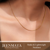 Snake & Lightweight Necklace