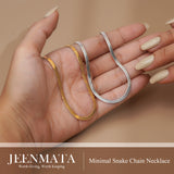 Minimal Snake Chain Necklace