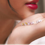 2.5 Carat Pear Cut Birthstone Two Stone Stud Earrings