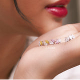 2.5 Carat Pear Cut Birthstone Two Stone Stud Earrings