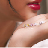 2.5 Carat Pear Cut Birthstone Two Stone Stud Earrings