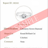 Certified 1.10 Ct Round Lab Diamond Three-Stone Twisted Engagement Ring