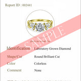 Certified 1.15 Ct Round Lab Diamond  Floral Butterfly Engagement Ring