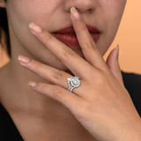 1.25 Carat Pear Cut Moissanite Infinity Bridal Set