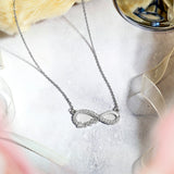 Infinity Love Pendant Necklace - Meaningful Jewelry for Her - Anniversary Gift