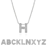Lab Diamond Initial "A to Z" Letter Necklaces