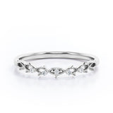 Twisted Thorn 0.05 TCW Round Shape Wedding Band