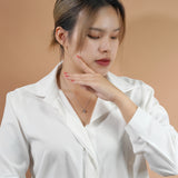 Gleaming 1 ct Kite Shaped Moissanite Bezel Slide Pendant Necklace in 18K White Gold over Silver