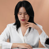 Gorgeous 1 Carat Heart Cut Moissanite Pendant Necklace in 18K White Gold Plating over Silver