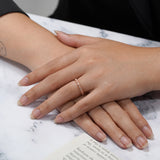 0.25 ct Vintage Milgrain Wedding Ring Band