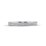 Chic Infinity Pave Setting Wedding Band