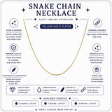 Snake & Lightweight Necklace