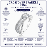 Crossover Wedding Ring