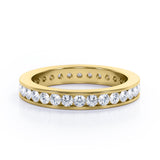 Eternity 0.25 TCW Round Cut Stackable Ring