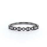 0.25 ct Vintage Milgrain Wedding Ring Band