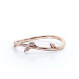 Natured Inspired Plain Wedding Ring Band