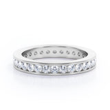 Eternity 0.25 TCW Round Cut Stackable Ring