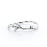Natured Inspired Plain Wedding Ring Band