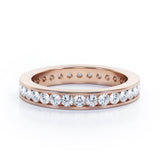 Eternity 0.25 TCW Round Cut Stackable Ring