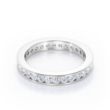 Eternity 0.25 TCW Round Cut Stackable Ring