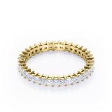 0.25 TCW Princess Cut Eternity Stackable Ring