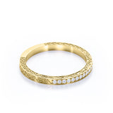 Vintage Art Deco 0.25 Carat Round Shape Wedding Band