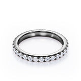 Eternity 0.25 TCW Round Cut Stackable Ring