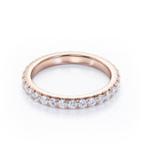 Eternity 0.25 TCW Round Cut Stackable Ring