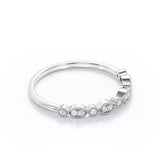 0.25 ct Vintage Milgrain Wedding Ring Band