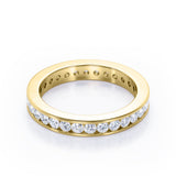 Eternity 0.25 TCW Round Cut Stackable Ring