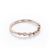 Twisted Thorn 0.05 TCW Round Shape Wedding Band