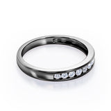 Flush-Channel 0.15 TCW Round Shape Wedding Band