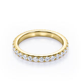 Eternity 0.25 TCW Round Cut Stackable Ring