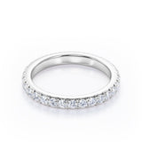 Eternity 0.25 TCW Round Cut Stackable Ring