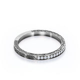 Vintage Art Deco 0.25 Carat Round Shape Wedding Band
