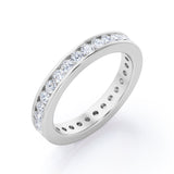 Eternity 0.25 TCW Round Cut Stackable Ring