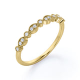 0.25 ct Vintage Milgrain Wedding Ring Band