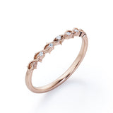 Twisted Thorn 0.05 TCW Round Shape Wedding Band