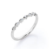 Twisted Thorn 0.05 TCW Round Shape Wedding Band