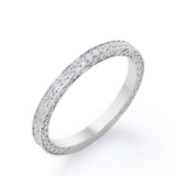 Vintage Art Deco 0.25 Carat Round Shape Wedding Band
