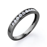Flush-Channel 0.15 TCW Round Shape Wedding Band