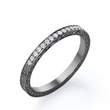 Vintage Art Deco 0.25 Carat Round Shape Wedding Band