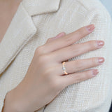 Certified 1.10 Ct Round Lab Diamond Three-Stone Twisted Engagement Ring