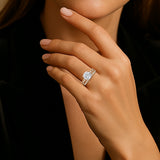 2.5 Ct  Round Lab Diamond Twist Infinity Bridal Set