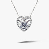 1 TCW Moissanite - Halo - Slider Necklace