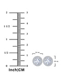 1-Carat Round Cut Stud Earrings