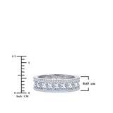 Princess Cut Eternity Band Ring