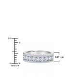 Round Brilliant Eternity Band Ring